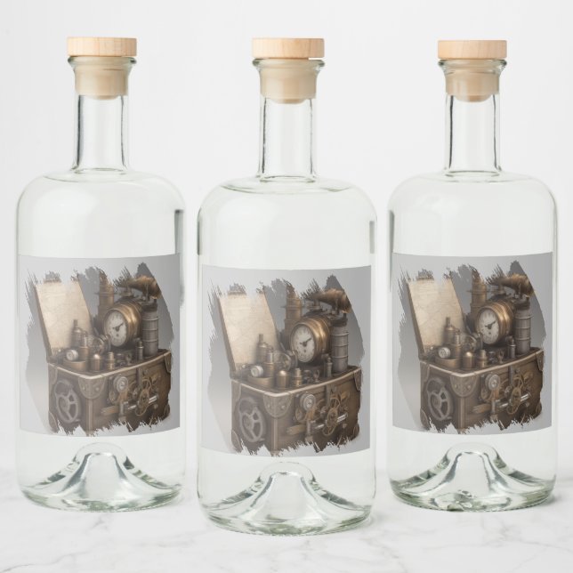 Tórax com engrenagens (Garrafas)