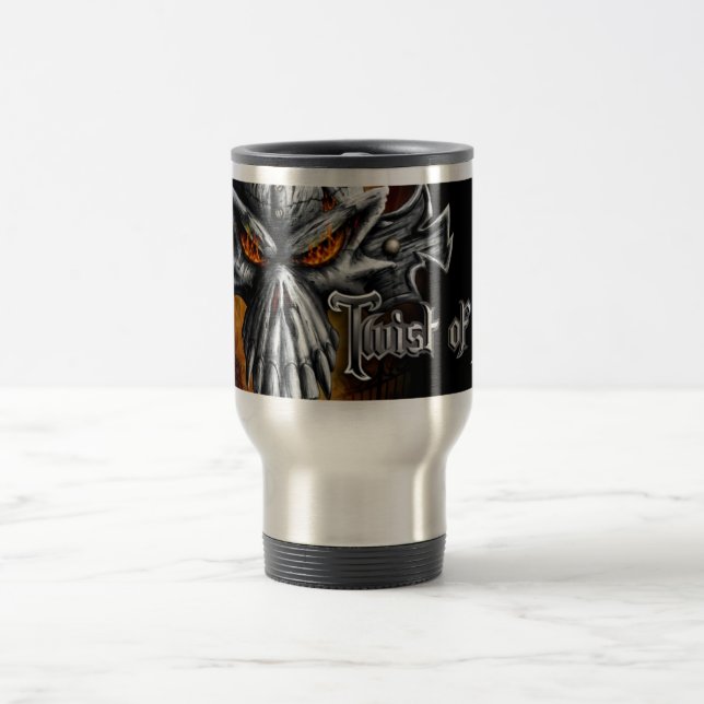 torção da caneca de viagem do destino (Centro)