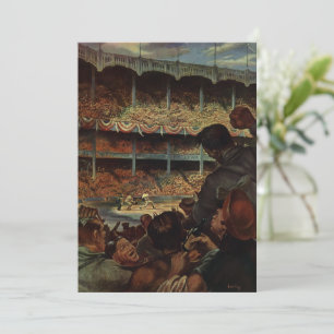 Torcida Antiga em um Estádio de Beisebol