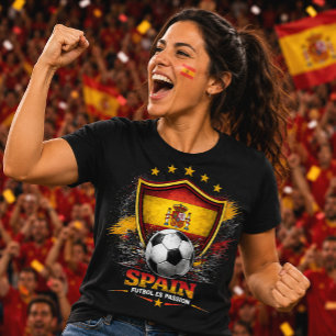Torcida de Futebol da Espanha La Roja Copa do Mund