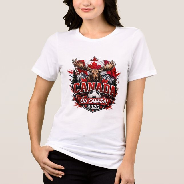 Torcida do Canadá Oh Canadá 2026 Futebol  (Frente)