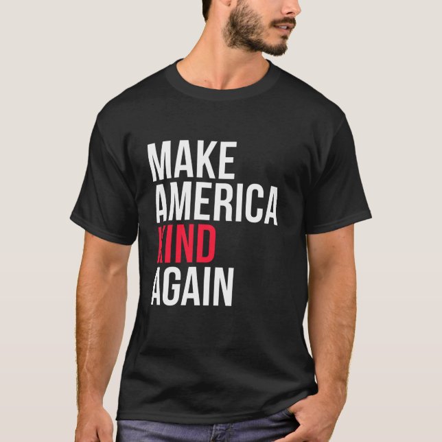 Tornar A América Mais Uma Vez A Camisa Tee T (Frente)