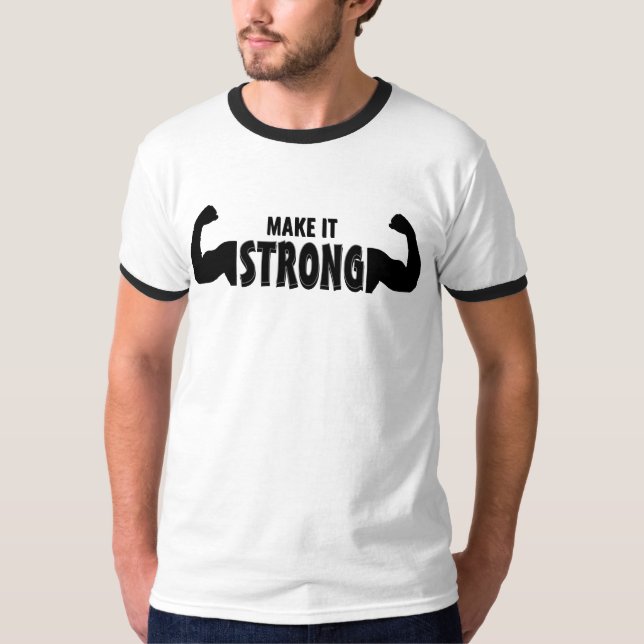 Torne-O Forte - Camisa De Giro Motivacional (Frente)