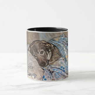 Torne-se Bem Logo em Caneca Alemã