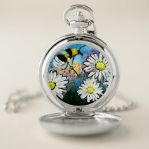Tornozelo de Abstrato Whimsical Daisies