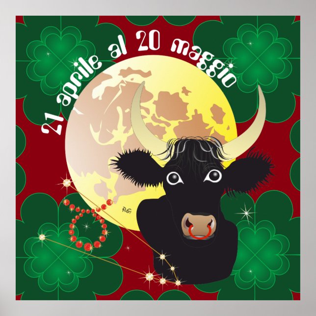 Toro 21 aprile al 20 maggio Poster (Frente)