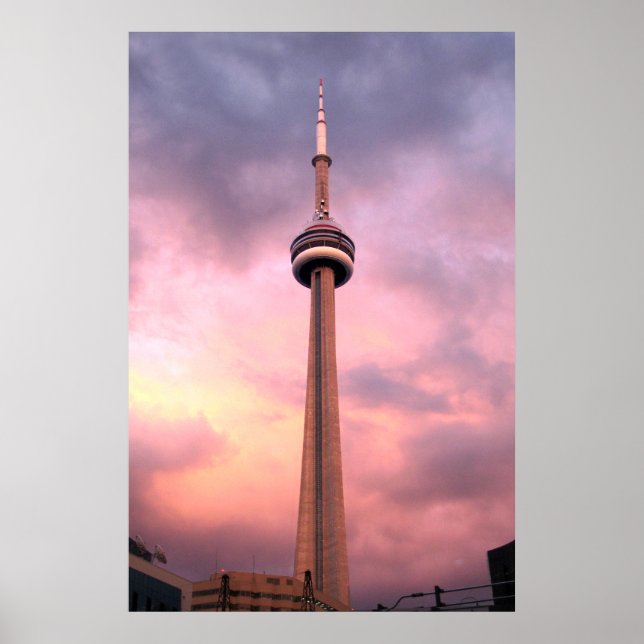 TORONTO, NC TOWER 36" x 24", Poster (Frente)