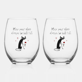 Torrada De Vinho Engraçado De Meia Cheio De Vinho