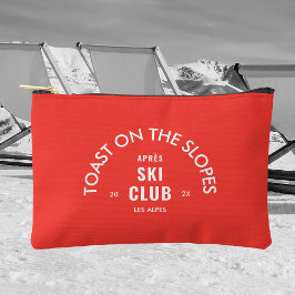 Torrada Nas Encostas Clube Après Ski Retro Vermelh