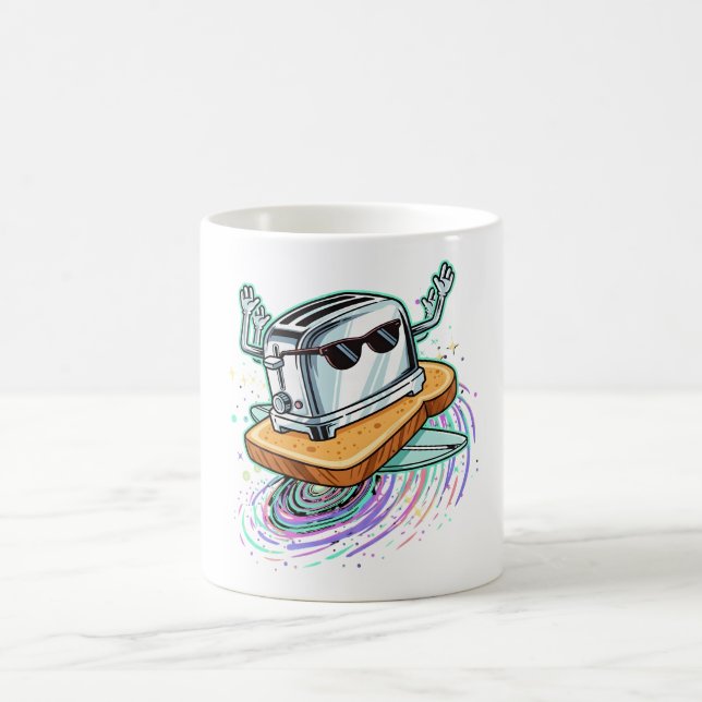Torradeira Voadora Legal em Caneca de Café Tostado (Centro)