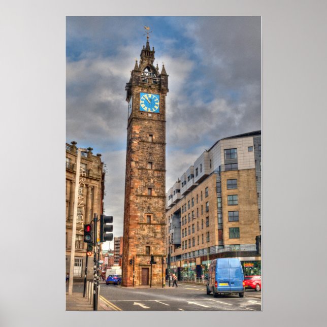 Torre da Tolbooth, Glasgow Poster (Frente)
