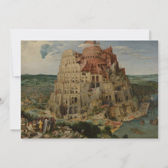 Torre de Babel de Peter Bruegel, o Velho (Frente)