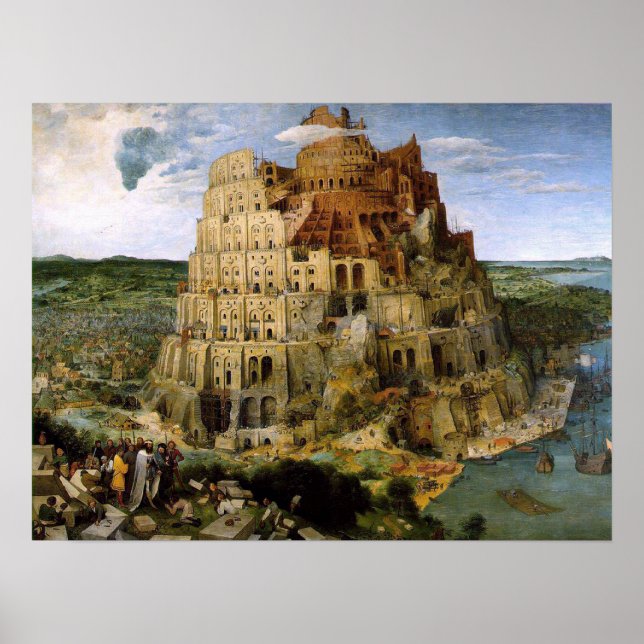 Torre de Babel Impressão (Frente)