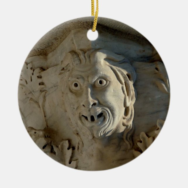 Torre de Pisa Mascherone, Itália - ornamento (Frente)