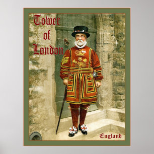 Torre do poster das viagens vintage do ~ de