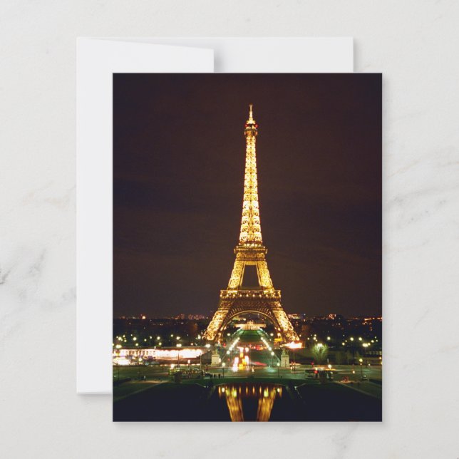 Torre Eiffel à noite - Cor (Frente)