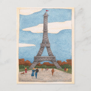 Torre Eiffel - Cartão postal
