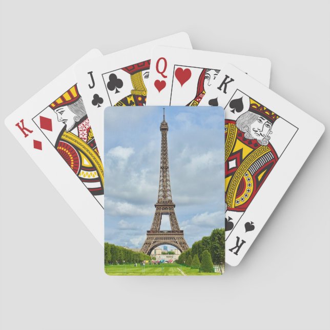 Torre Eiffel - Cartas de Baralho Paris França (Verso)