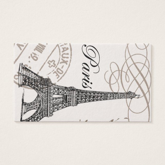 TORRE EIFFEL DE VINTAGEM MODERNA (Frente)