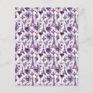 Torre Eiffel e Papel Sapbook para Aquarelas do Vin