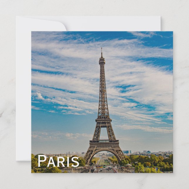 Torre Eiffel em Paris (Frente)