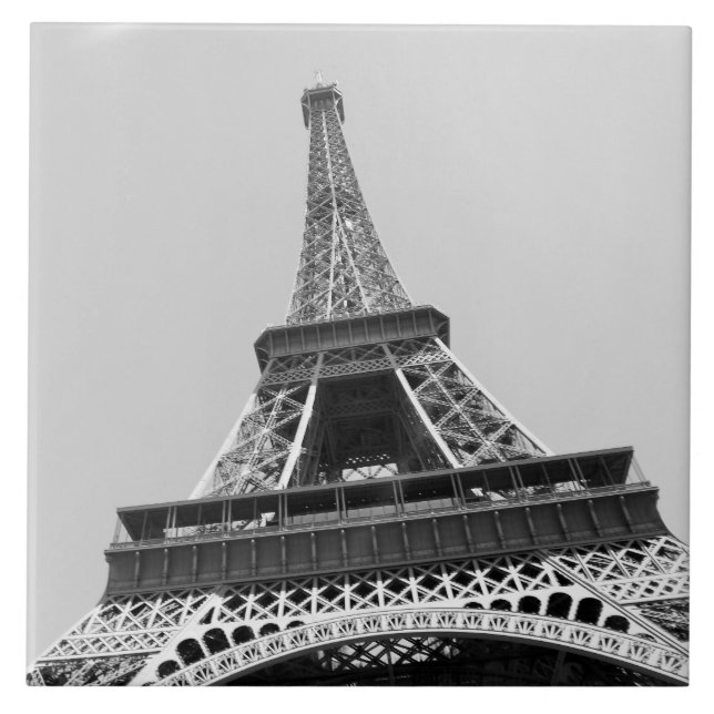 Torre Eiffel em preto e branco (Frente)