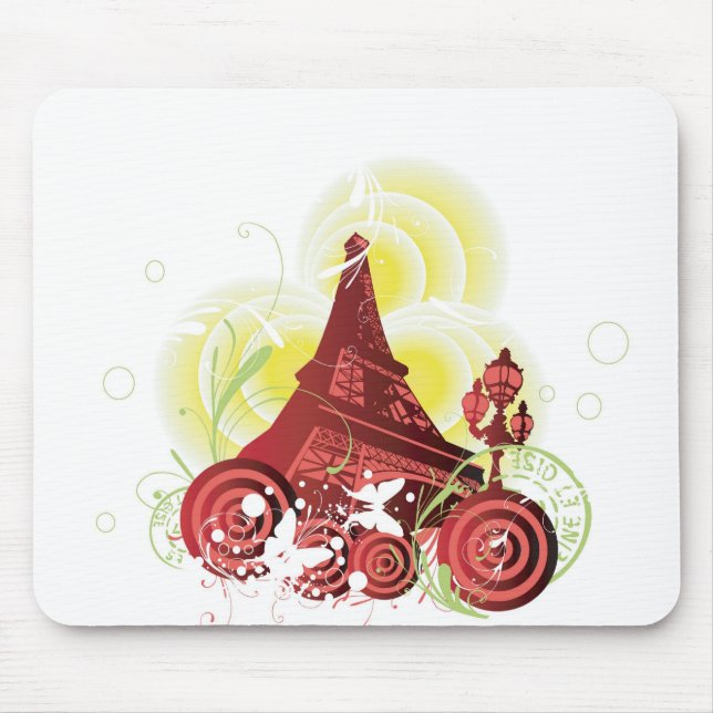 Torre Eiffel Mousepad (Frente)