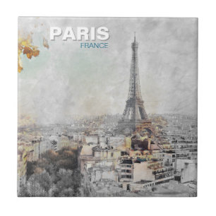 Torre Eiffel Paris - Arte Marco Francesa para Casa