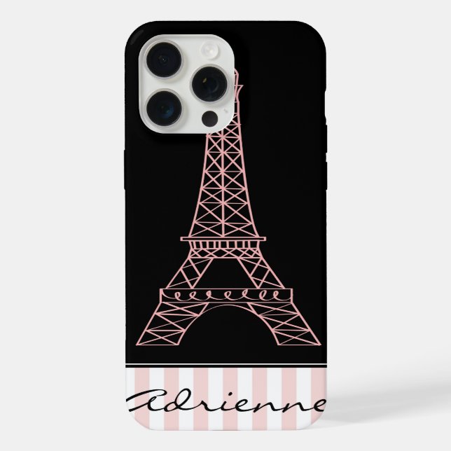 Torre Eiffel Paris (Chic) rosa (Verso)