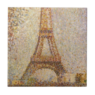 Torre Eiffel por Georges Seurat, Arte Fino Antigo