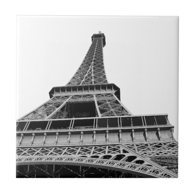 Torre Eiffel preto e branco (Frente)