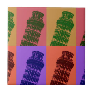 Torre inclinada de Pisa Pop Art