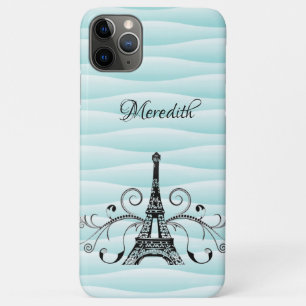 Torre Teal Eiffel Flourish Case-Mate capas de ipho