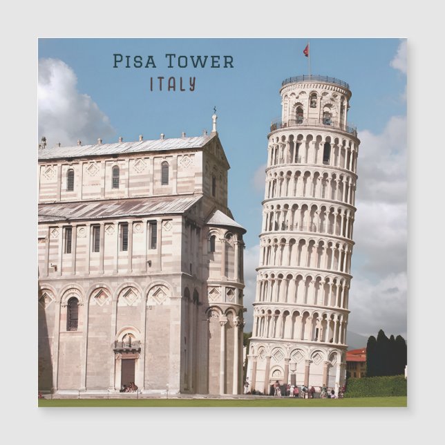 Torre tenente de Pisa Italy Europe Viagem (Frente)
