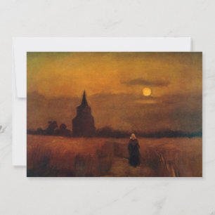 Torre Velha nos Campos por Vincent van Gogh
