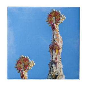 Torres da Sagrada Familia em Barcelona, Espanha