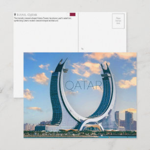 Torres Katara, Lusail, Cartão Postal de Viagem do 