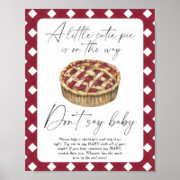 Torta cutie - Não diga Poster bebê