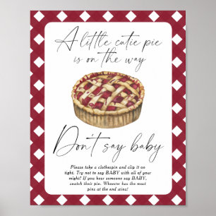 Torta cutie - Não diga Poster bebê