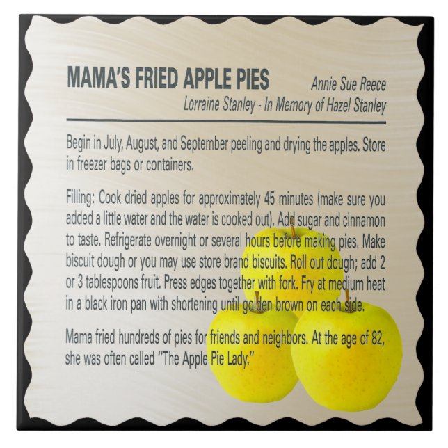 TORTAS DA FRIED APPLE DO MAMA (Frente)