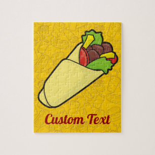 Tortilla Sandwich Wrap Quebra-cabeça