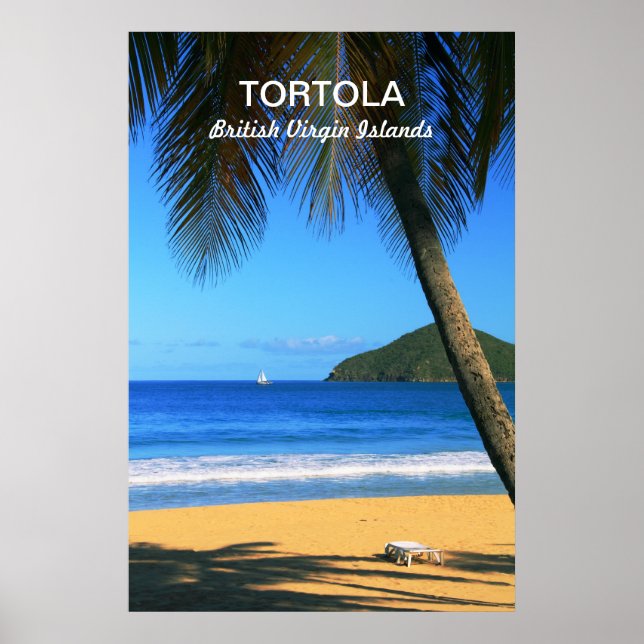 Tortola, Ilhas Virgens Britânicas poster (Frente)