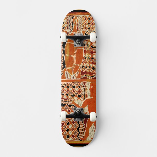 Tortuga Maori - skate tribal (Frente)