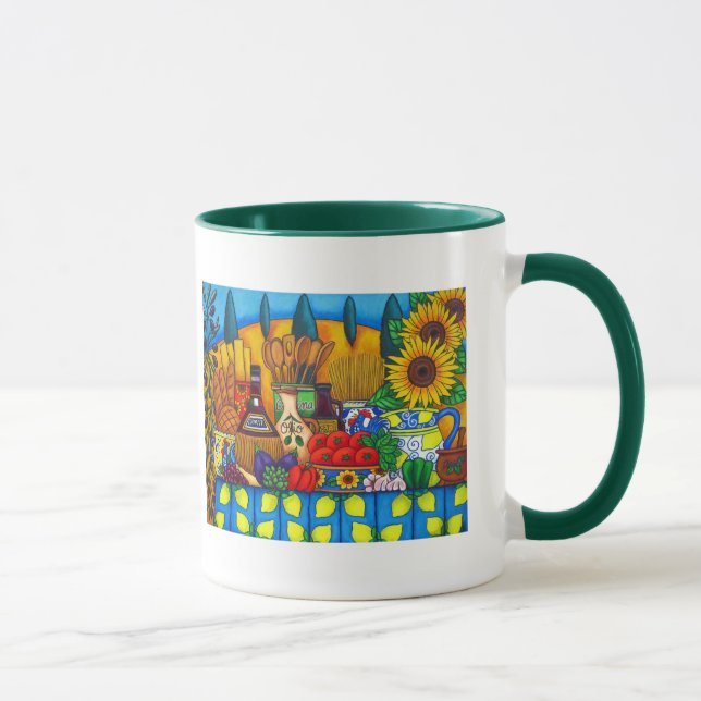 Toscânia deleita a caneca de café (Direita)