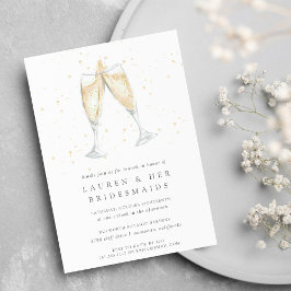 Tosta de champanhe | Convite para Bridesmaids Brun