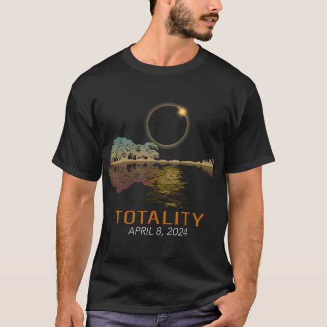 Totalidade da Camisa do Eclipse Solar Absoluta Gui (Frente)