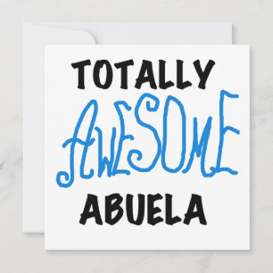 Totalmente incríveis Camisetas Azuis Abuela e GIft