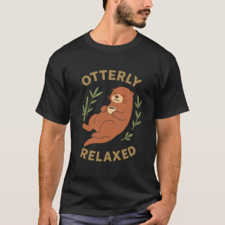 Totalmente Relaxado - Camiseta de Animal Fofo