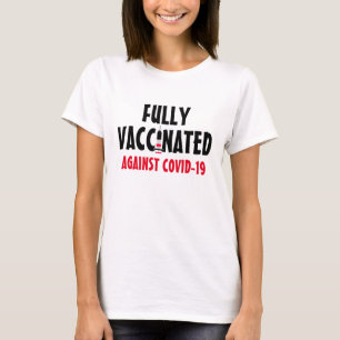 Totalmente Vacinado contra a Camiseta Covid-19
