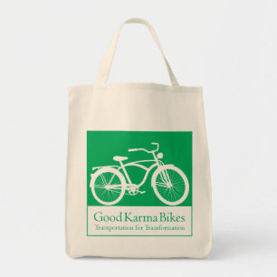 Tote A boa karma Bikes a bolsa de compra orgânica